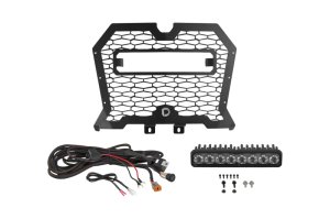 Polaris RZR XP LED Light Bars - Diode Dynamics - SS10 Grille Pro Combo - White - `19-`23